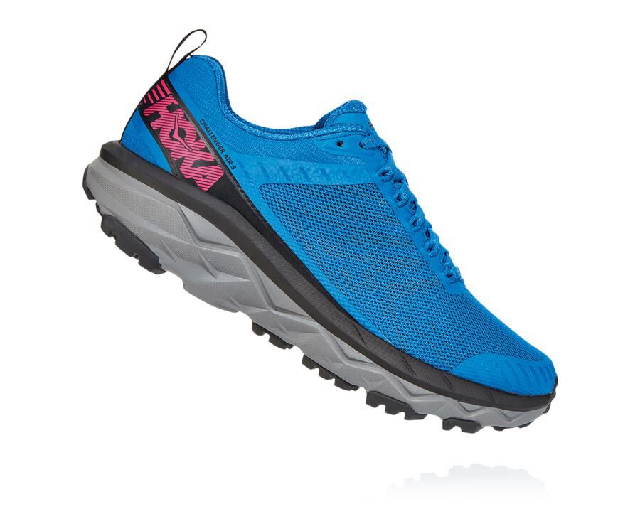 Tenis Trail Hoka One One Feminino Azuis - Challenger Atr 5 - 928-NHSCOB